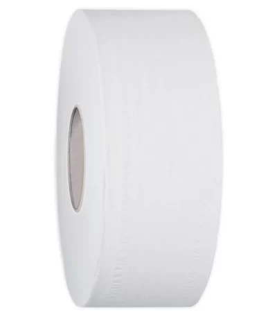 Premium Jumbo Toilet Rolls 2 Ply 300m – 8 Rolls, Virgin Wood Pulp, Commercial Use