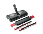 ACTIV vacuum head with interchangeable roller brushes, black and red.