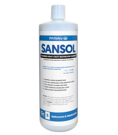 Sansol 1L Foaming Bathroom Cleaner Disinfectant