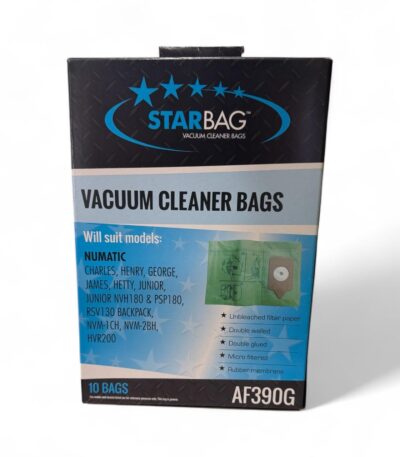 VacBag for Numatic Vacuum Cleaner (Pkt of 10 - AF390G)