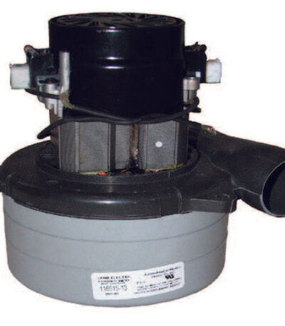 Black vacuum motor component
