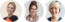 Three professional headshots of smiling women