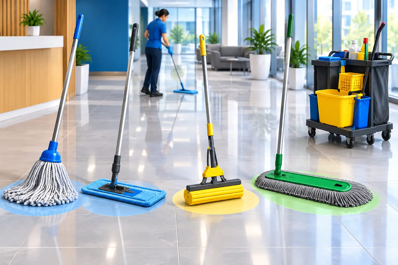 Commercial Mop Selection Guide for Busy Floors