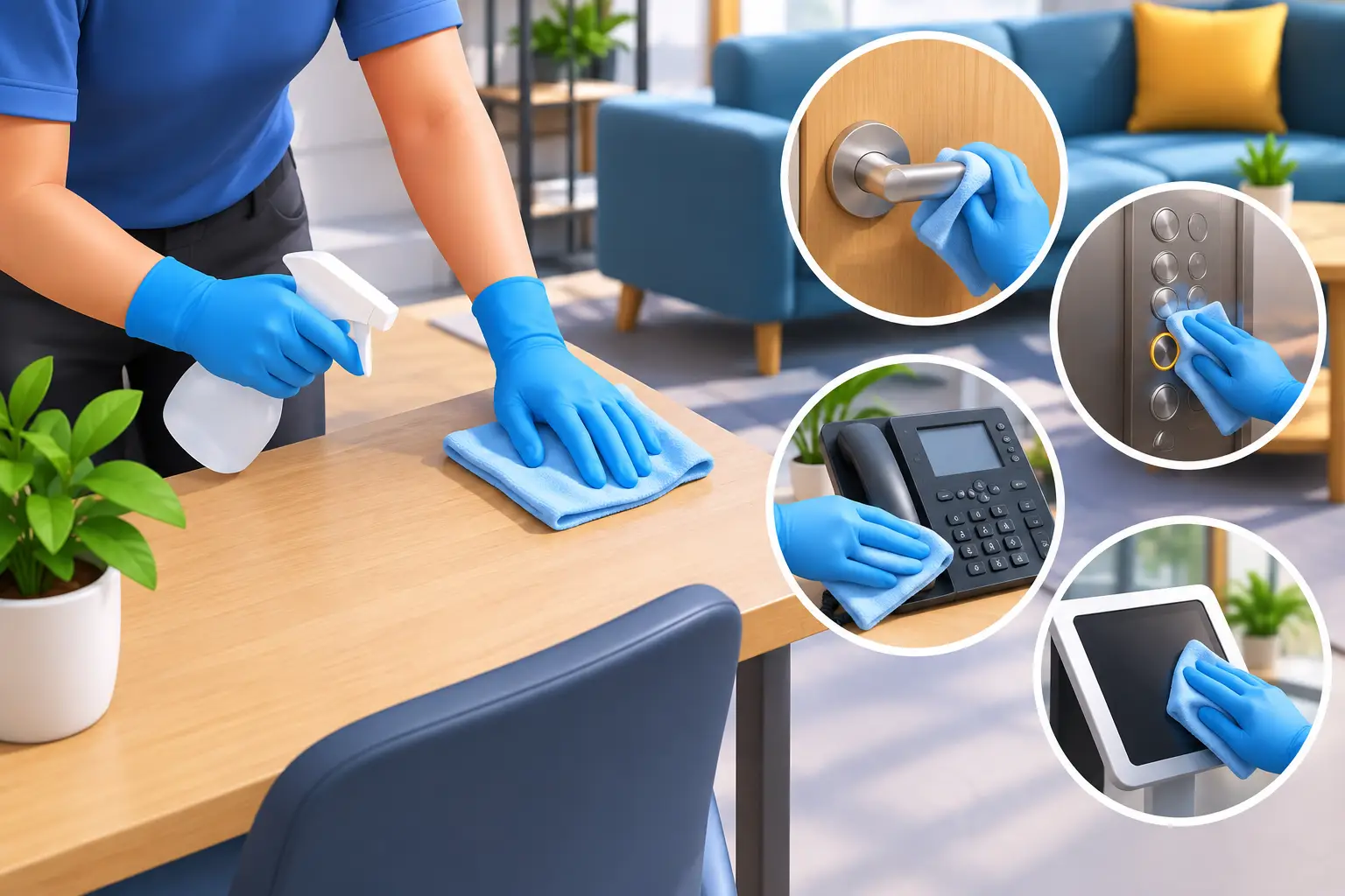 How to Sanitise Shared Touchpoints Properly