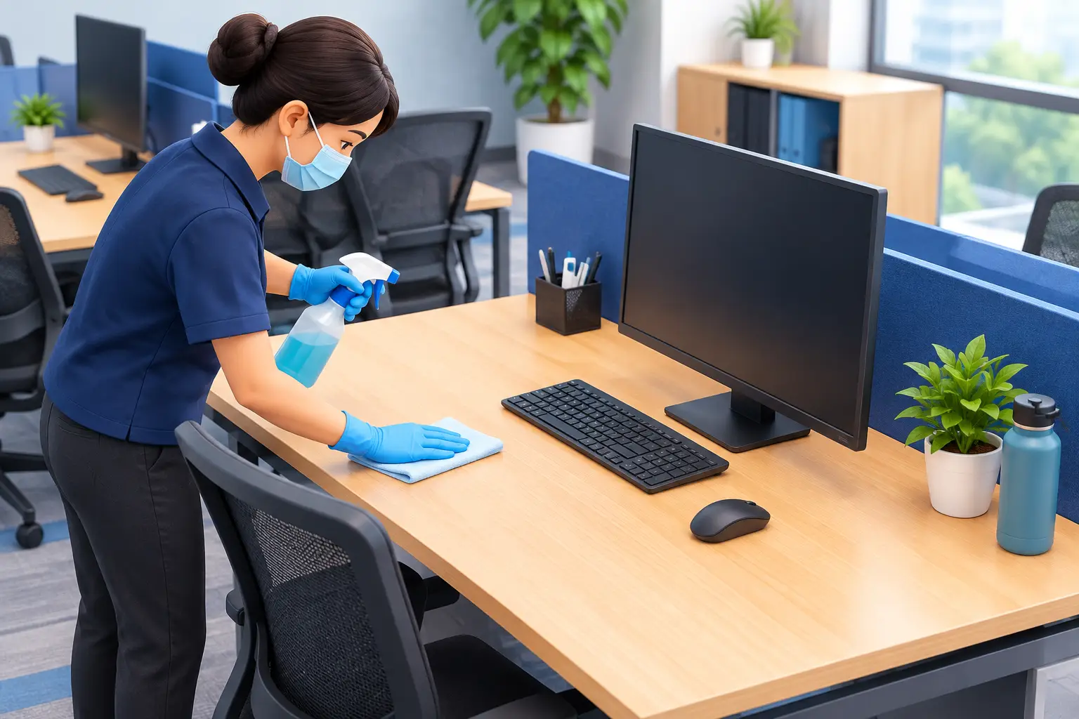 How to Sanitise Shared Workstations Properly